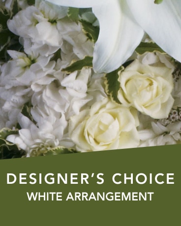 DC White arrangement  Flower Arrangement